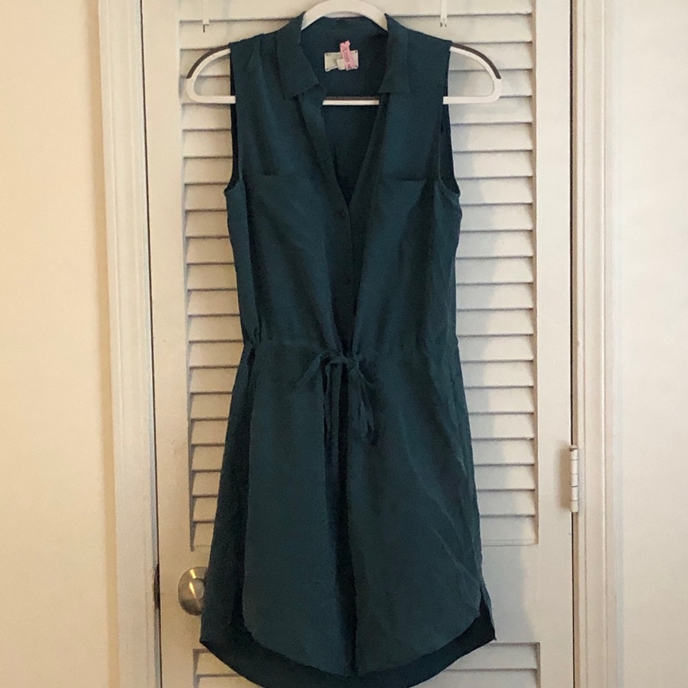 Silk cinch dress